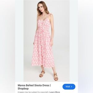 Women’s MAREA by Liz Joy Pink Sleeveless maxi Sundress size S NWT